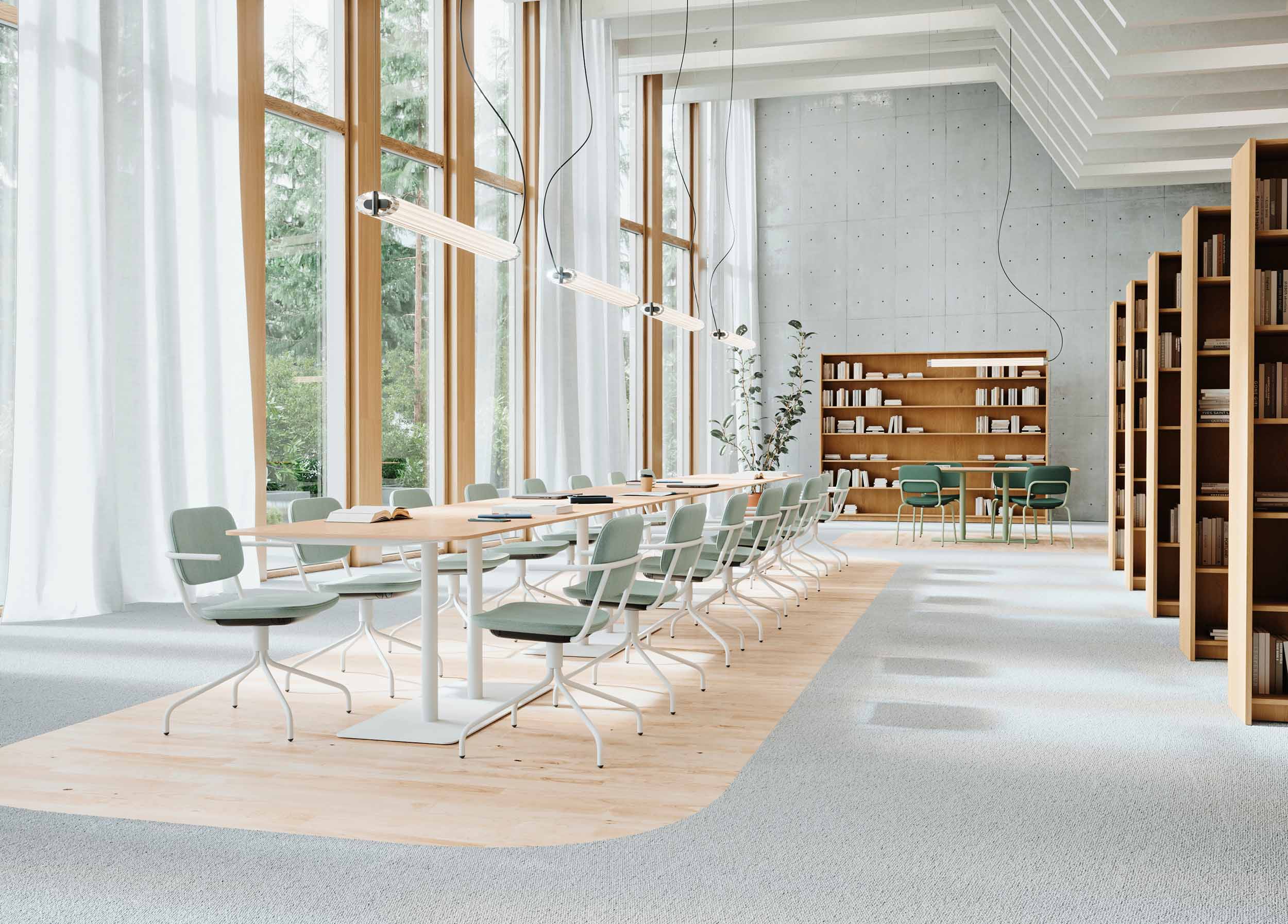 Library with Profim Normo chairs