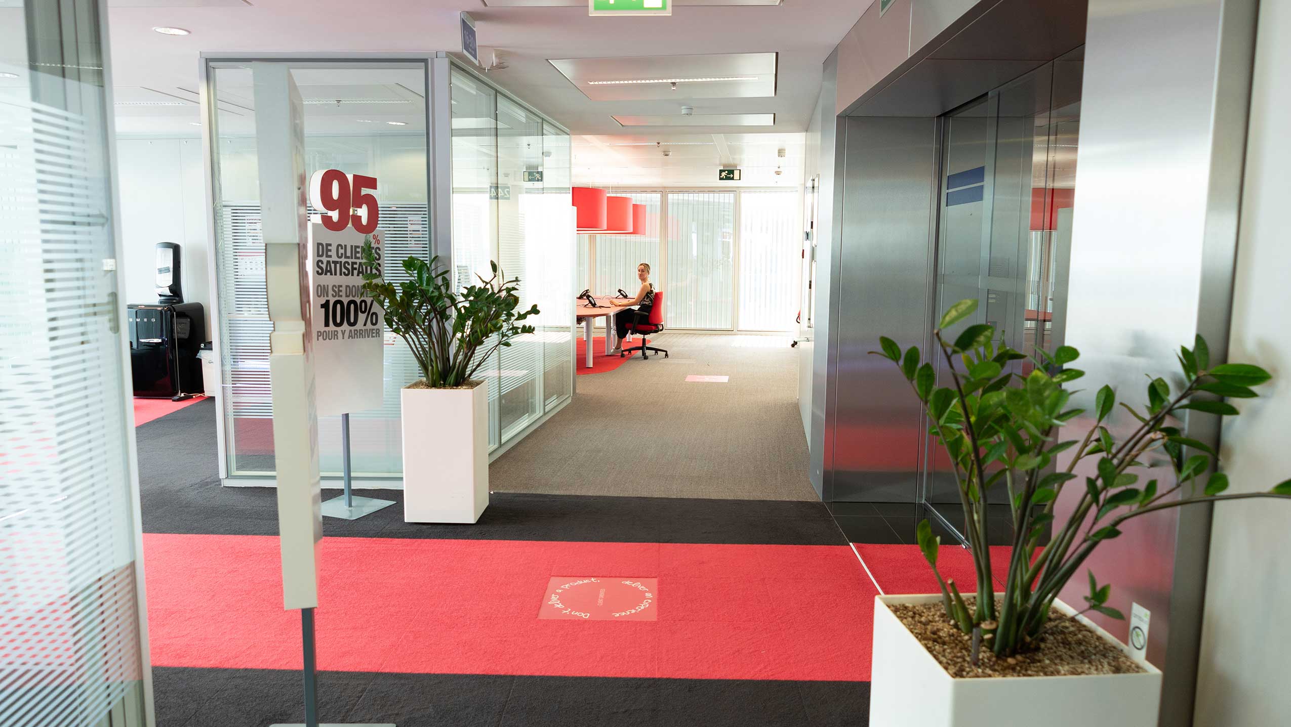 RH Axia chairs at Belfius Bank, Brussels