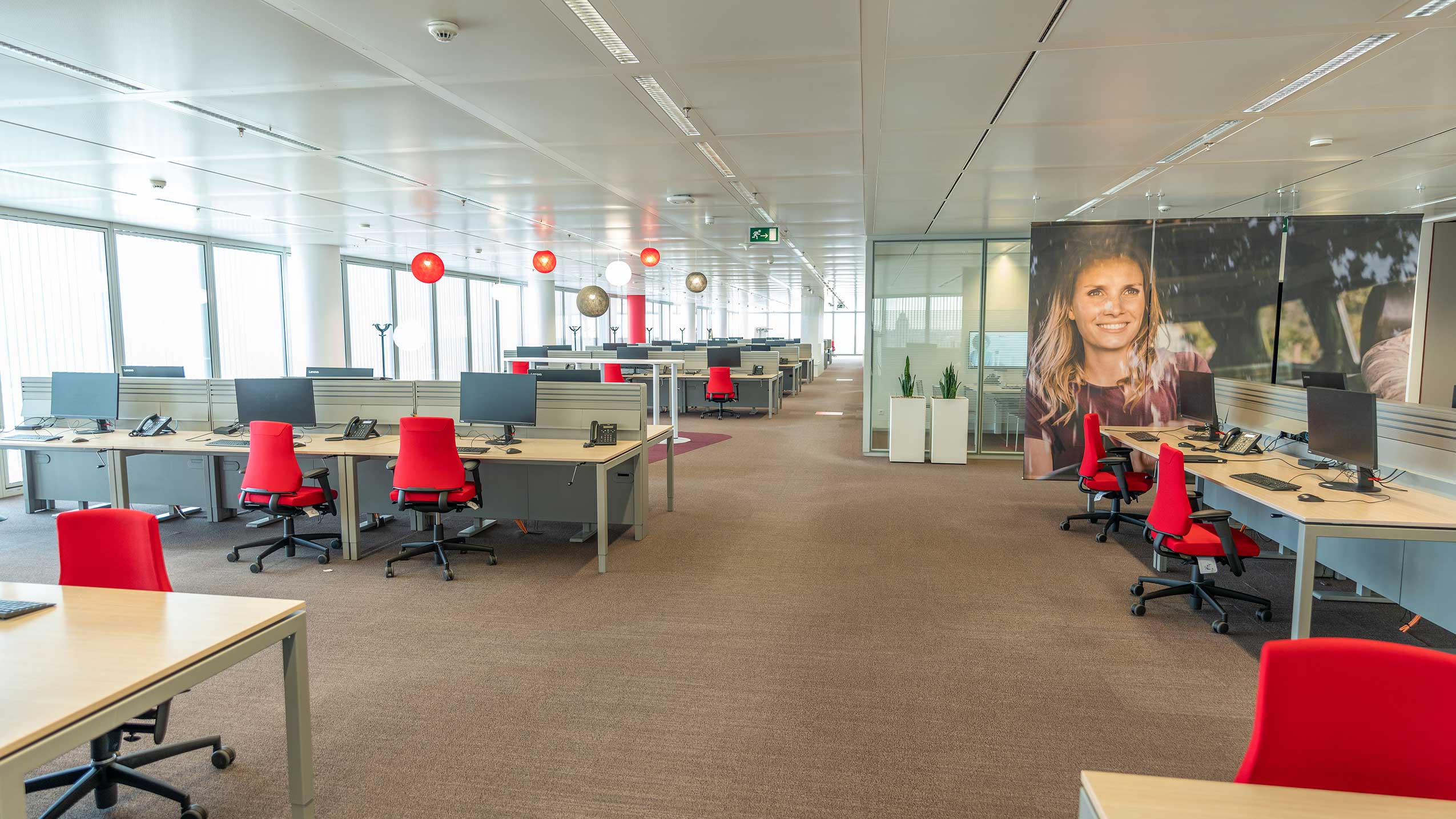 RH Axia chairs at Belfius Bank, Brussels