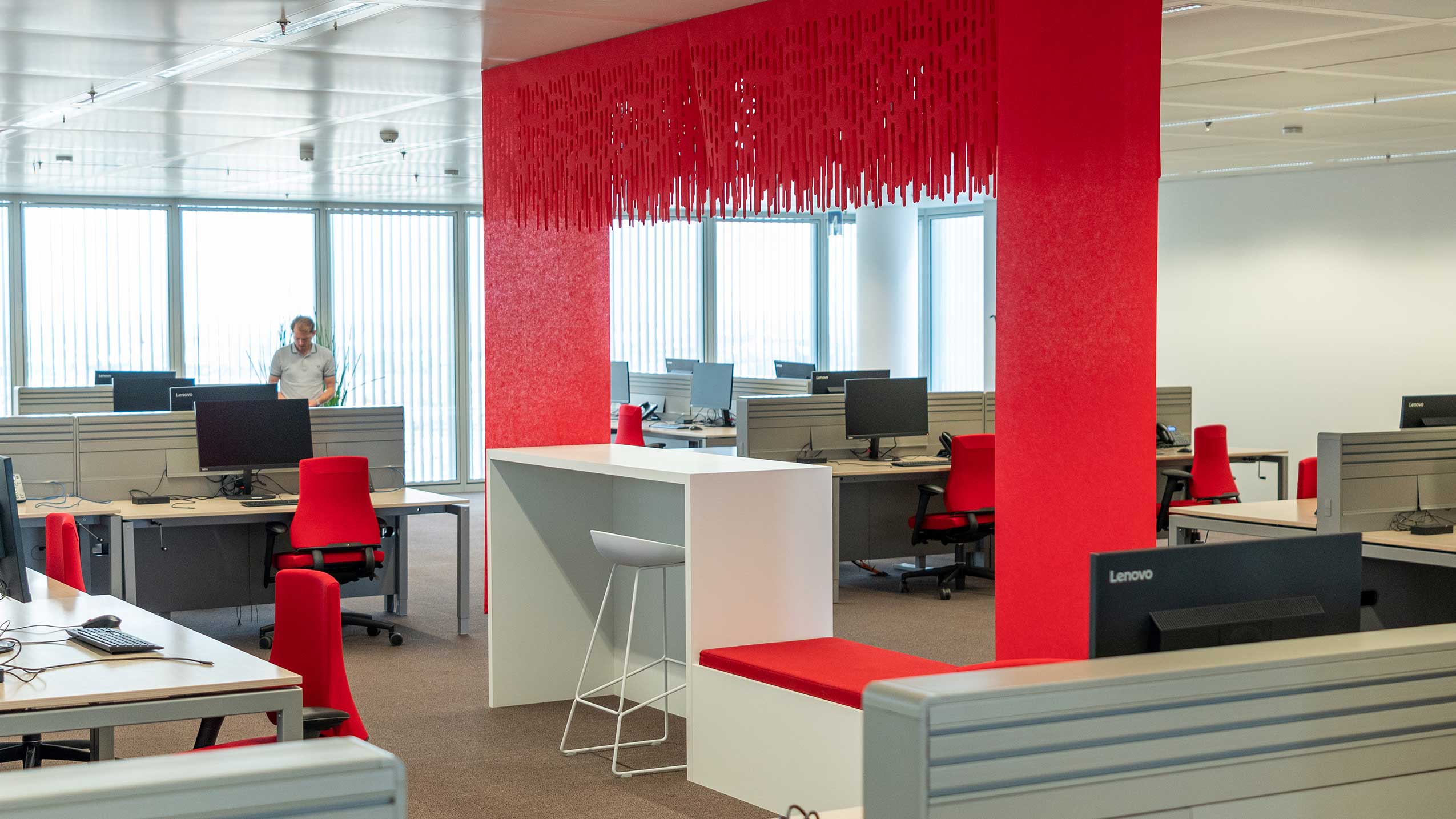 RH Axia chairs at Belfius Bank, Brussels