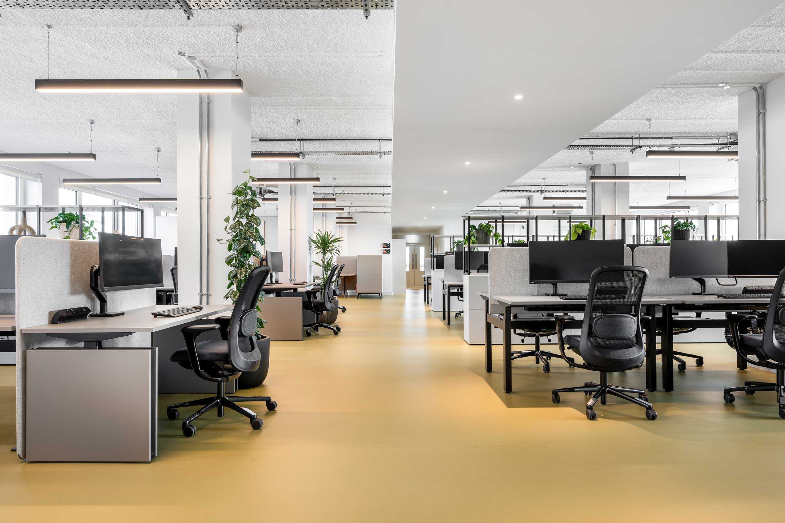 HÅG SoFi chairs at workstations at CEPI offices | Photo: Marek Sikora – Office Curator