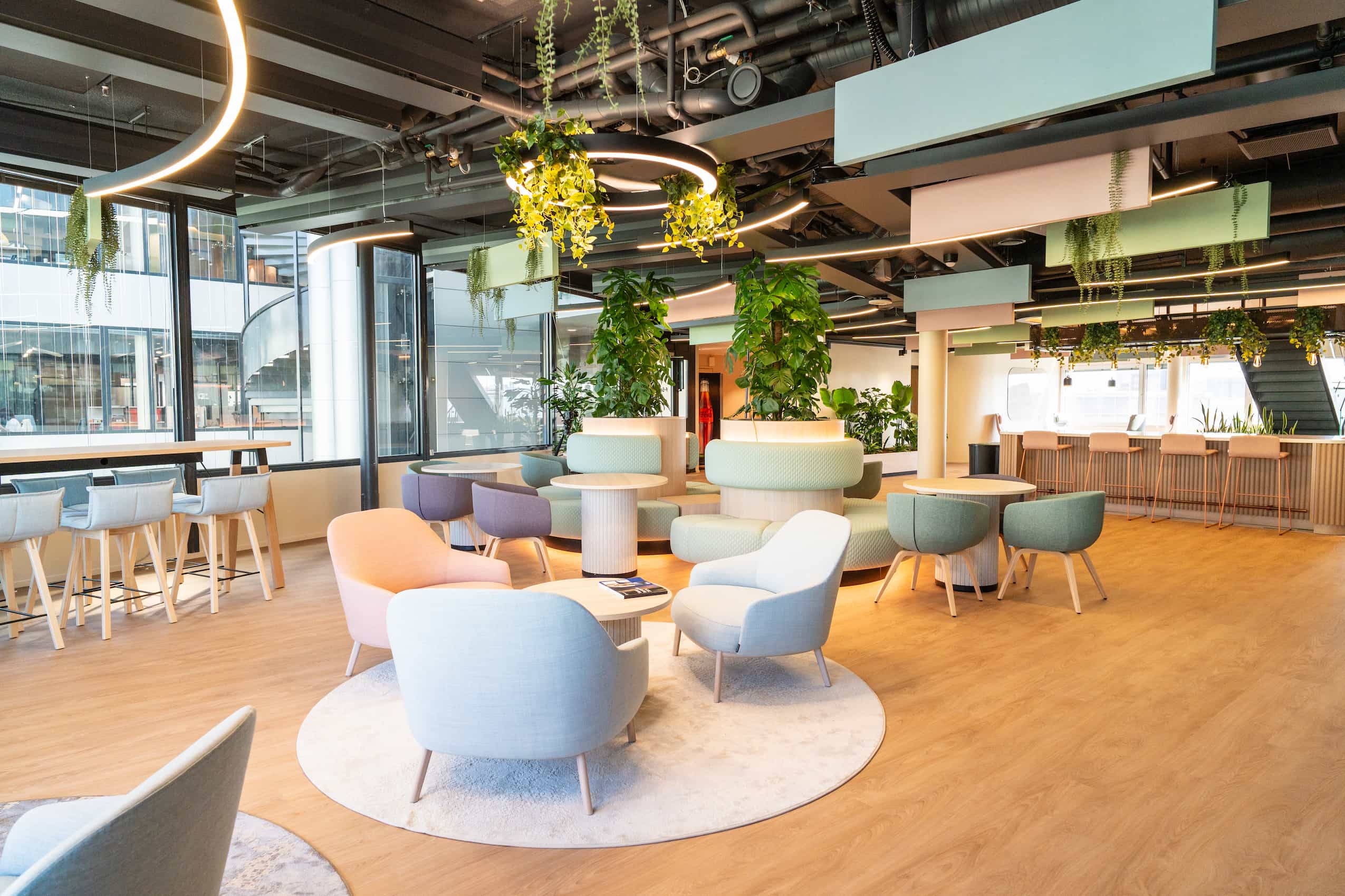 office interior featuring profim and offecct seating for F Secure, UK