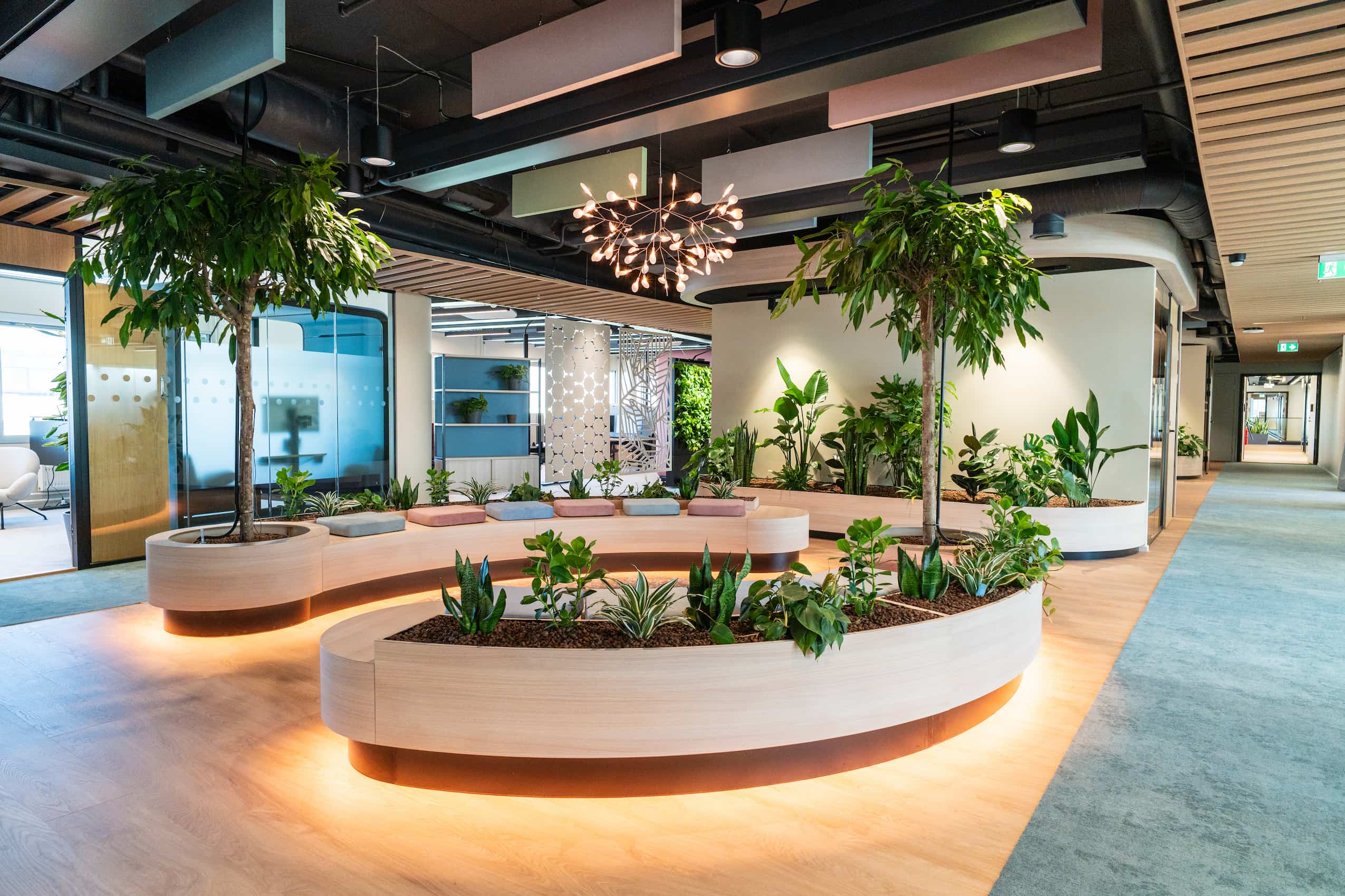 office interior featuring profim and offecct seating for F Secure, UK