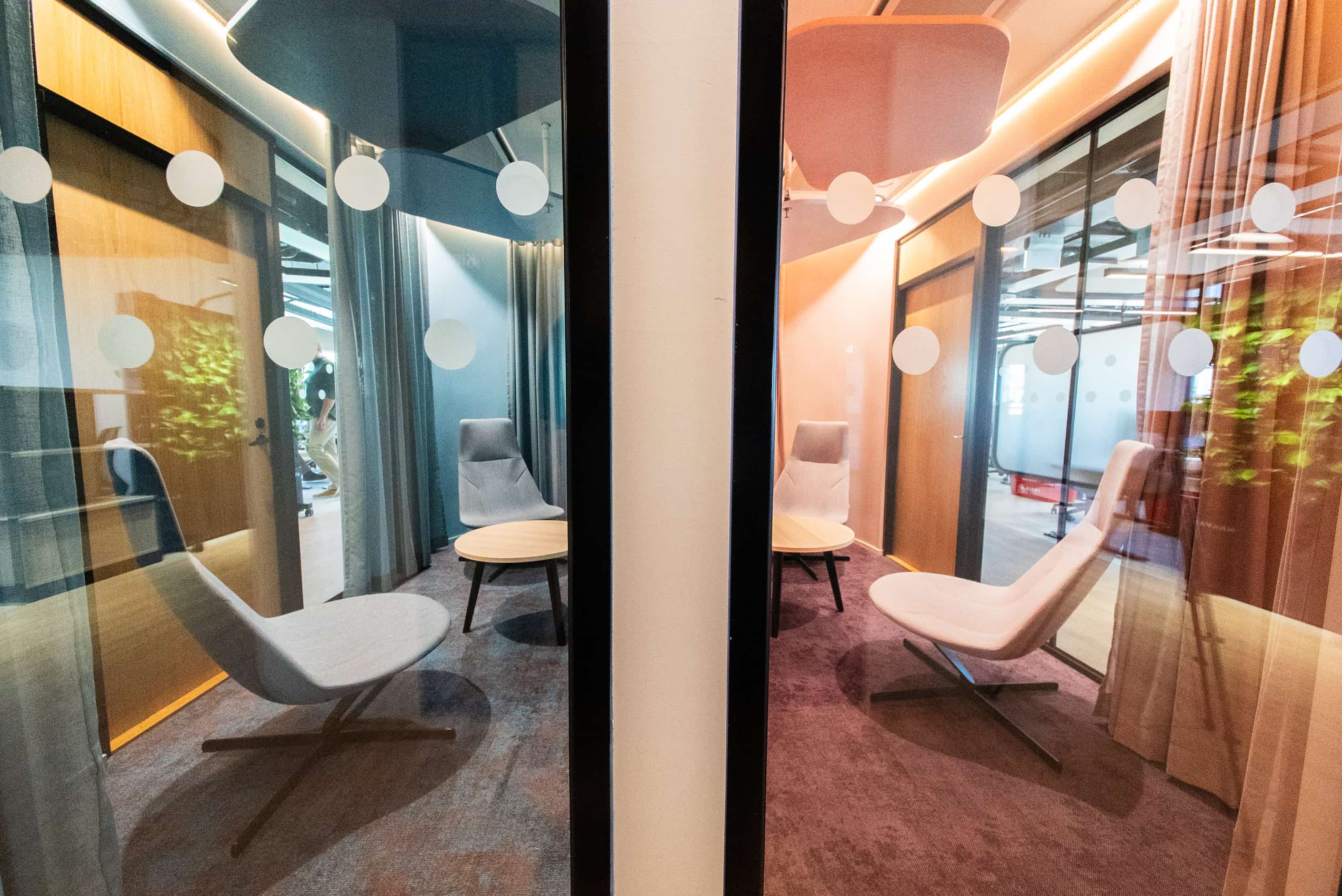 office interior featuring profim and offecct seating for F Secure, UK