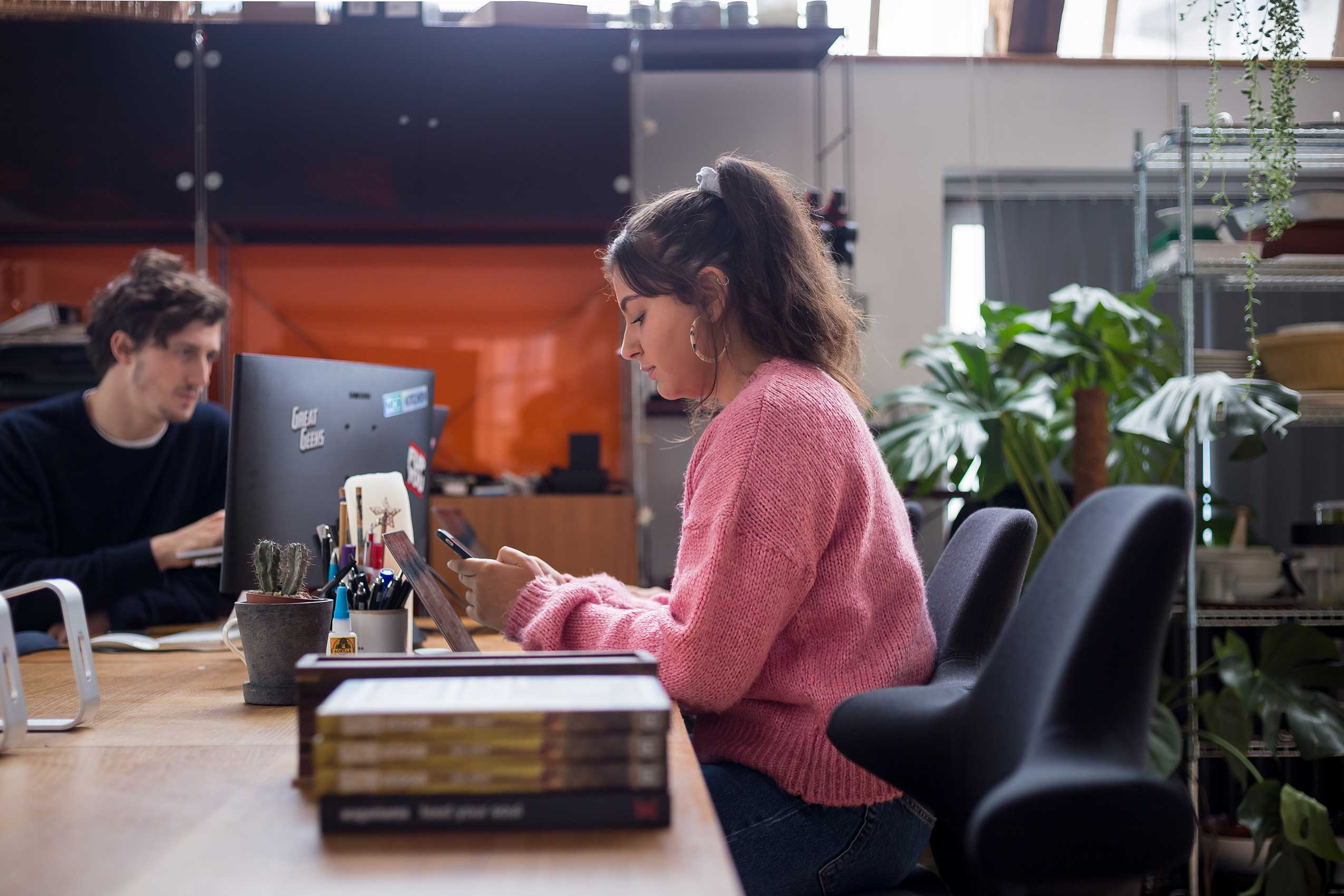 HÅG Capisco in office space at Mob Kitchen Offices | Photo : Tom Seward