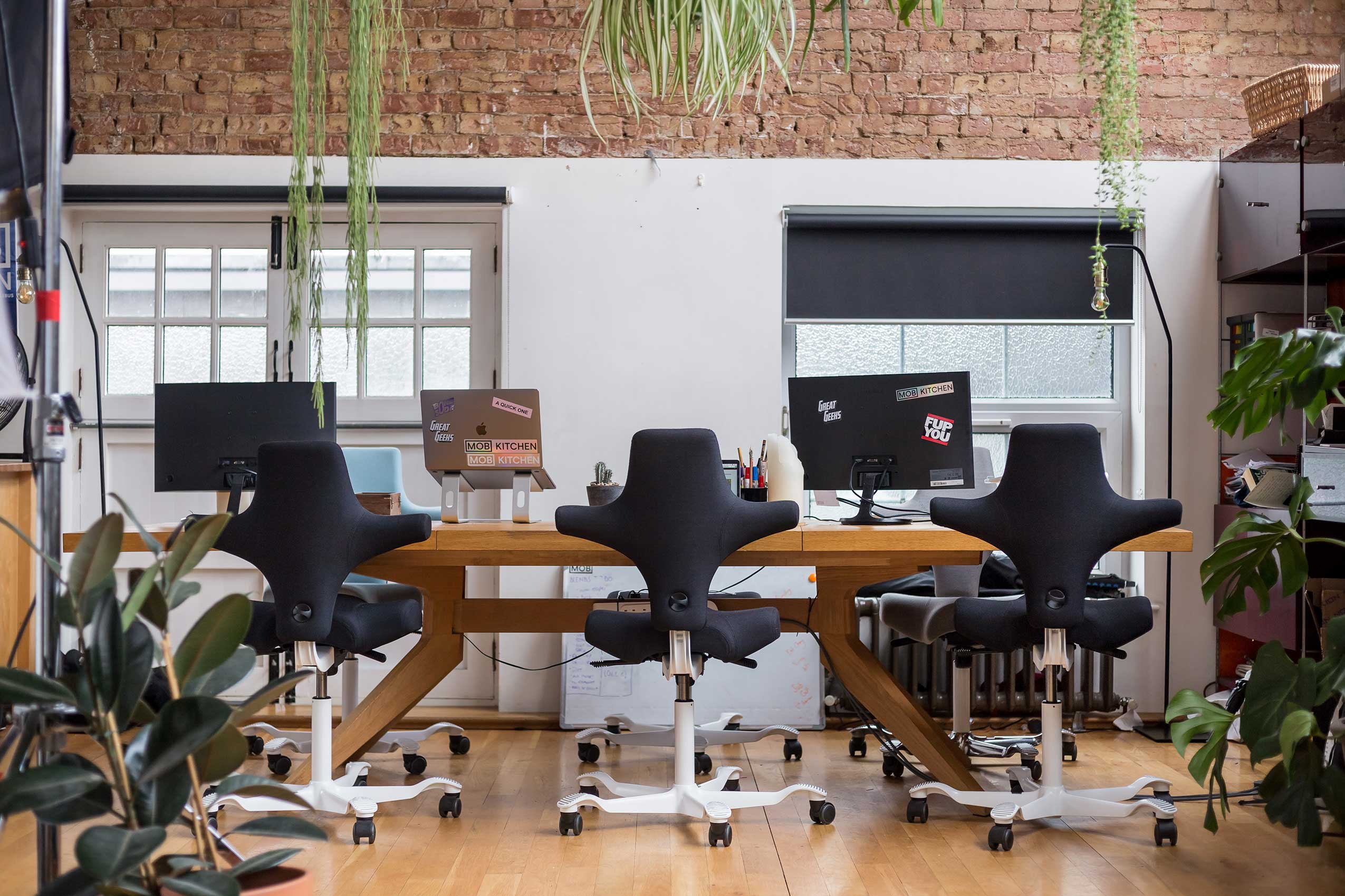 HÅG Capisco in office space at Mob Kitchen Offices | Photo : Tom Seward