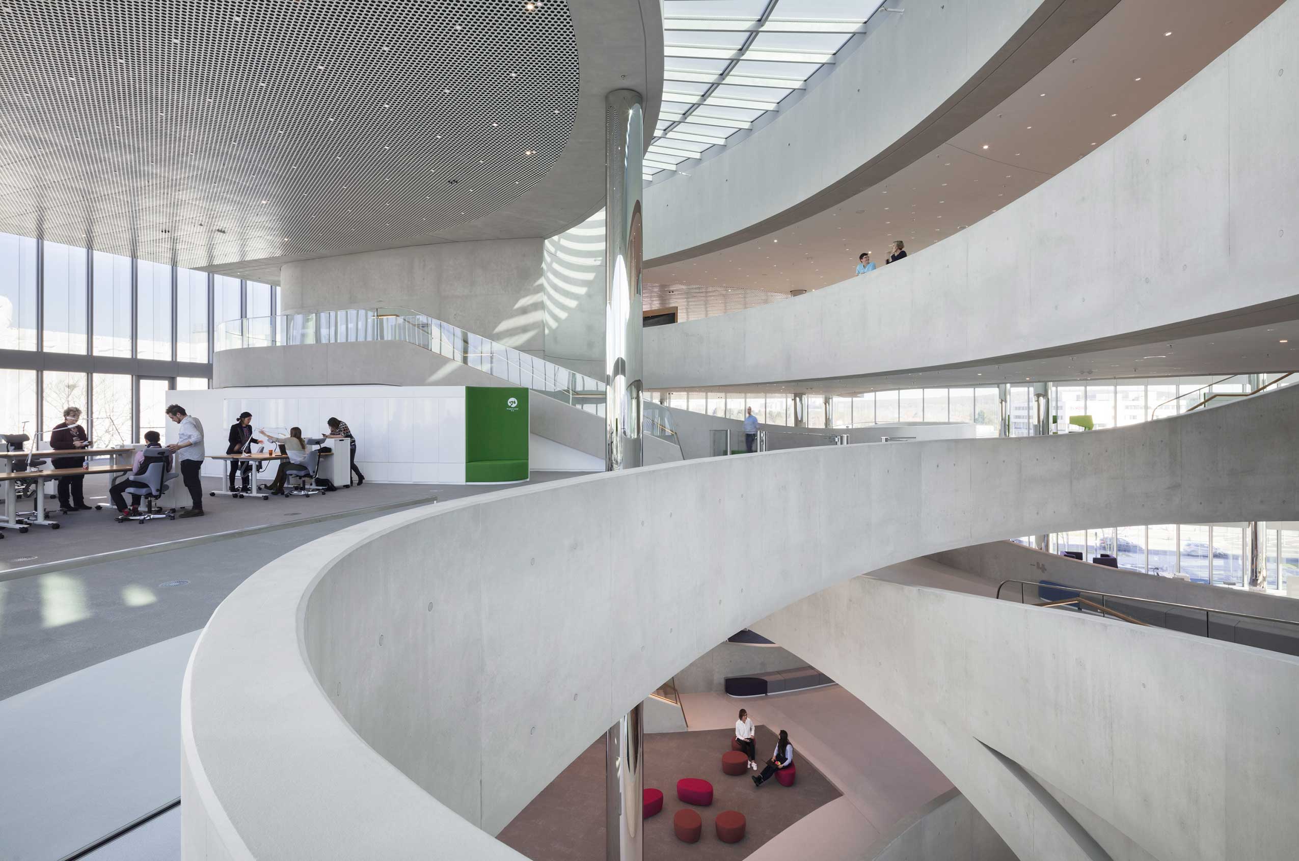 HÅG Capisco in open office space at Merck innovation centre | Photo : HGEsch, Hennef