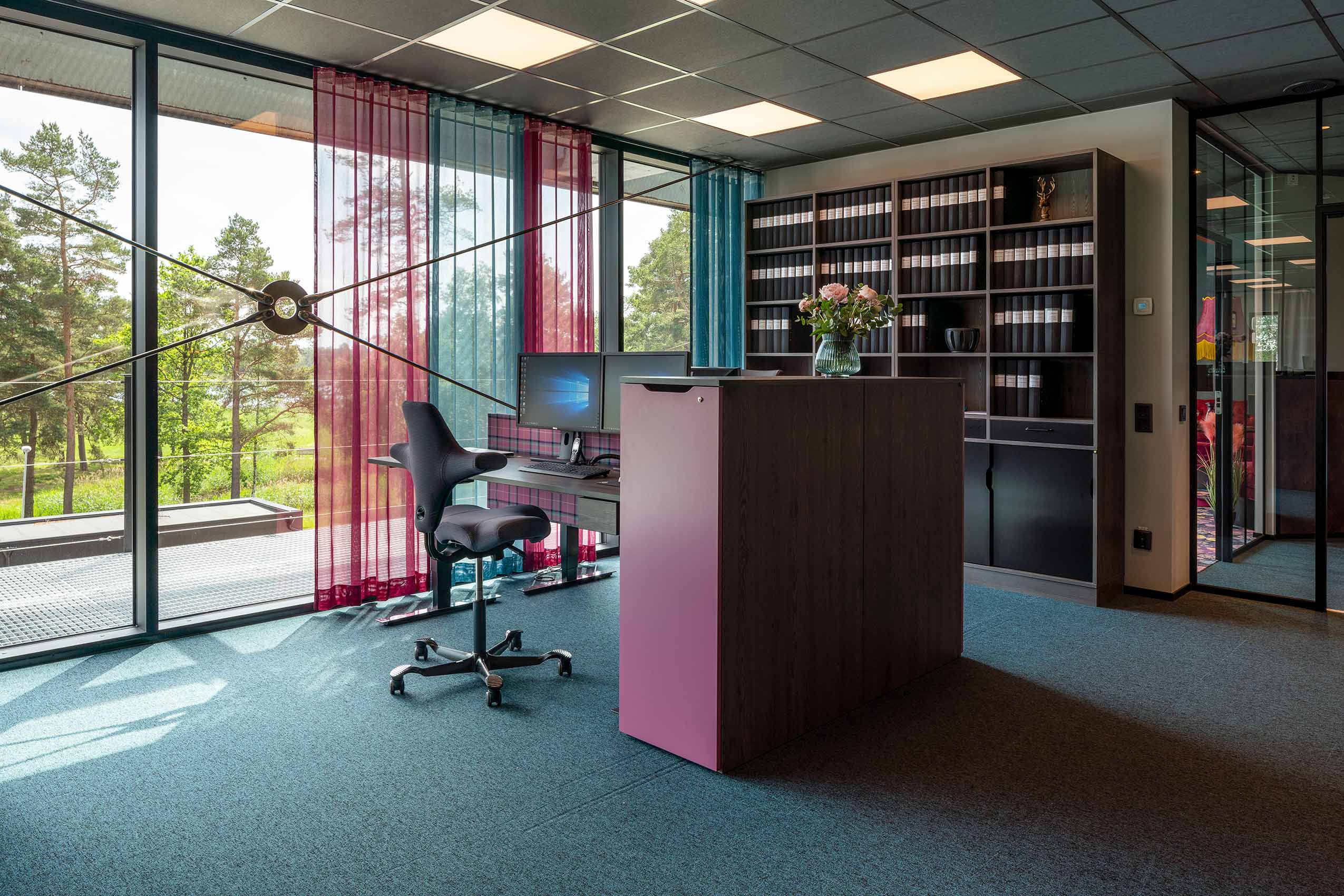 HÅG Capisco chairs in open office space at Meridium, Sweden | Photo : Jason Strong