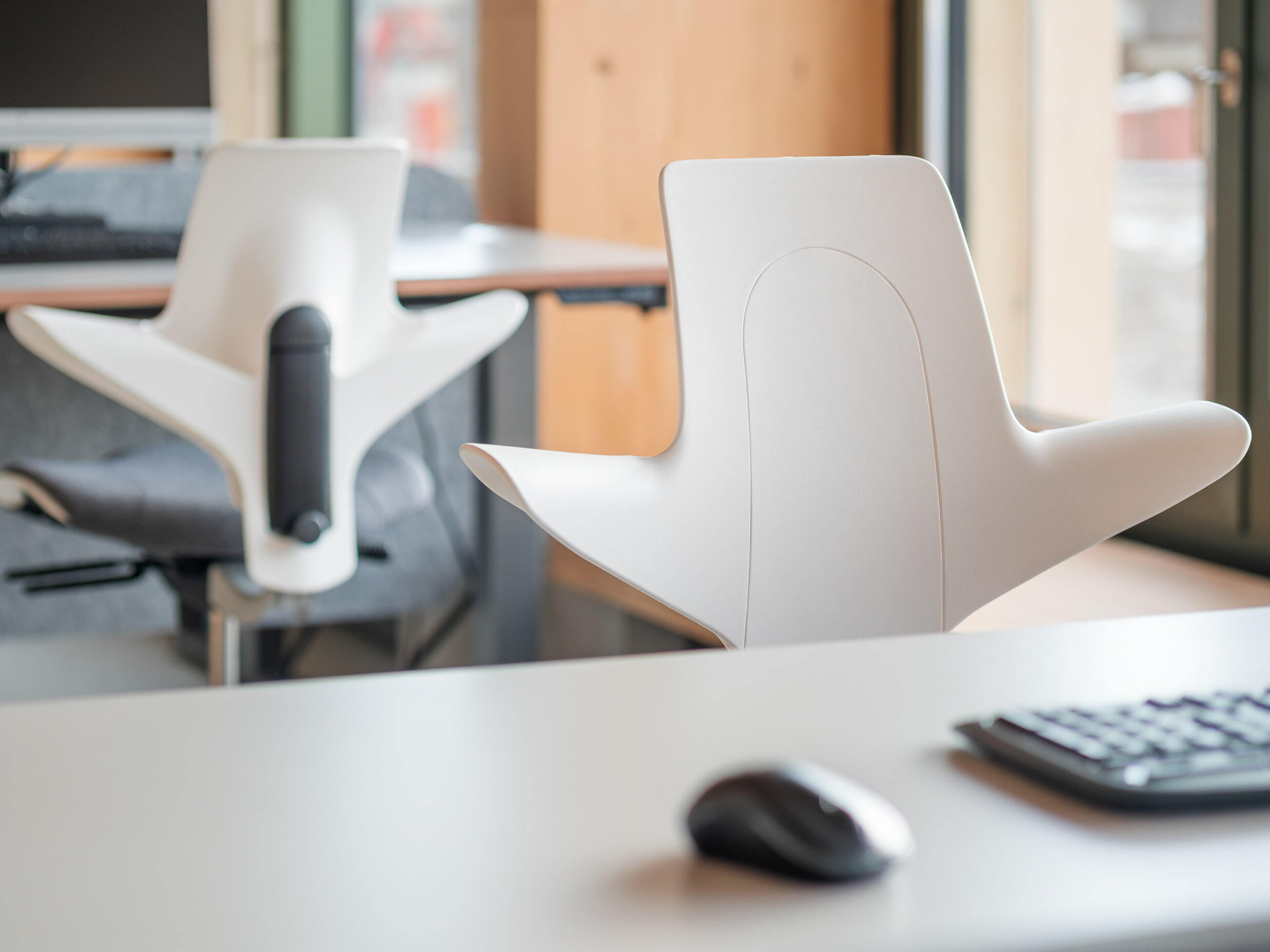 Interior of wiesental school feature hag capiscu puls chairs Photographer Phillip Spillmann