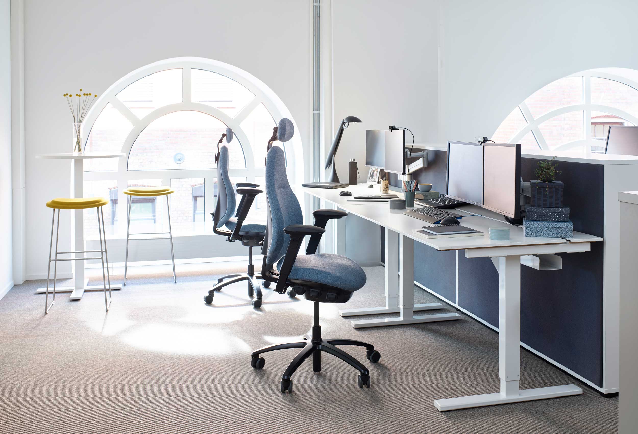 2 RH Mereo chairs inside fotowares office