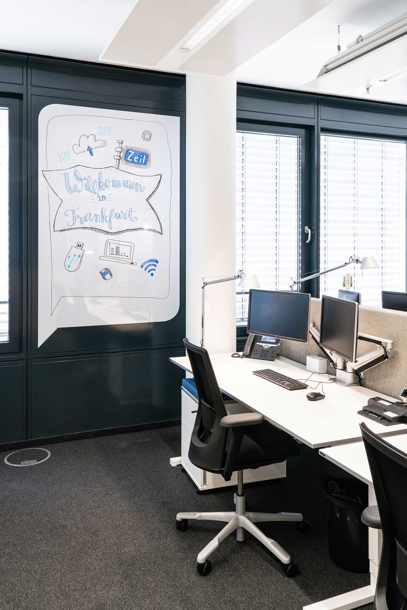 HÅG Futu in open office space at Mundipharma | Photo : Kristof Lemp