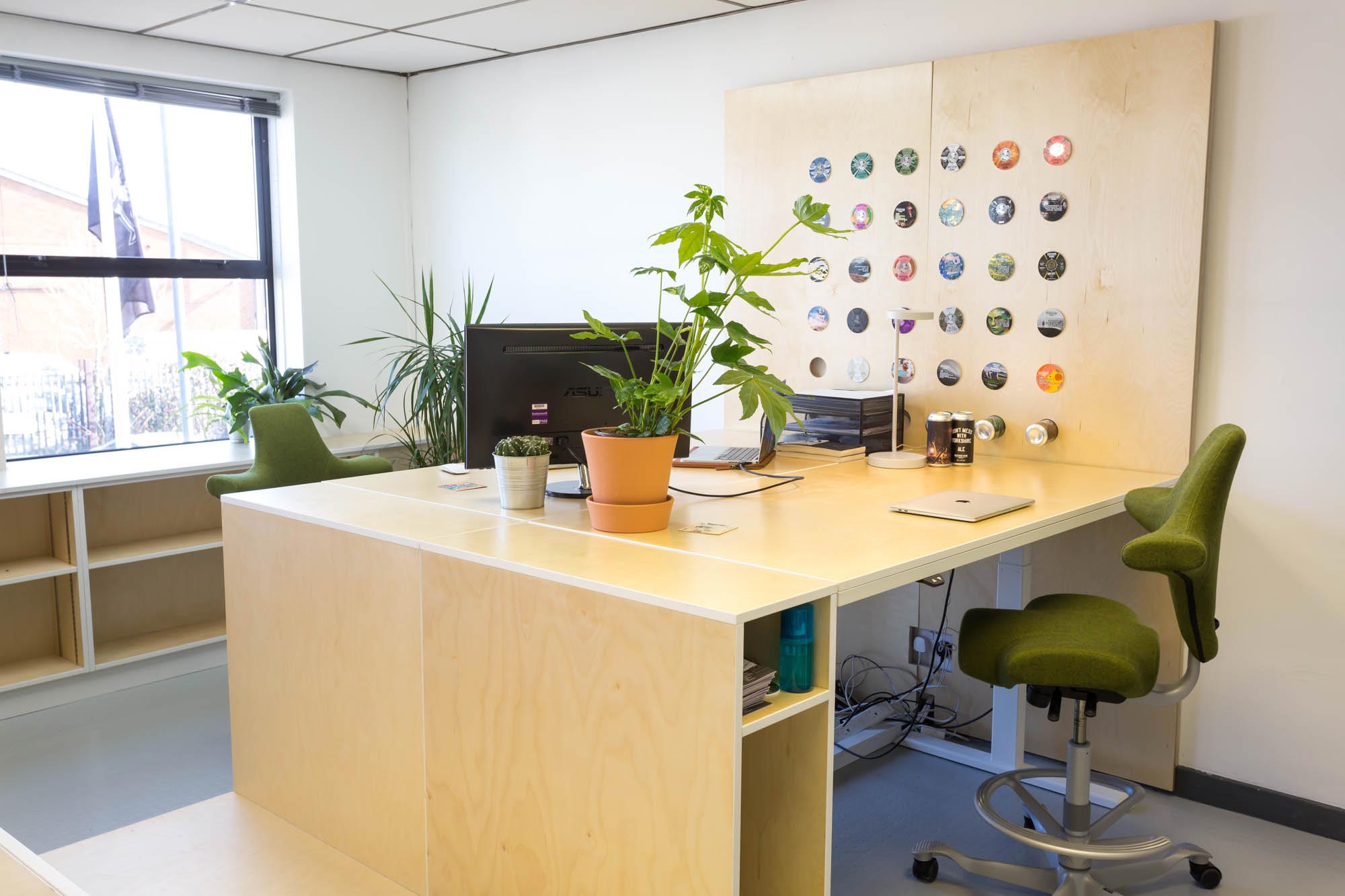 HÅG Capisco chairs in open office space at Northern Monk | Photo : James White
