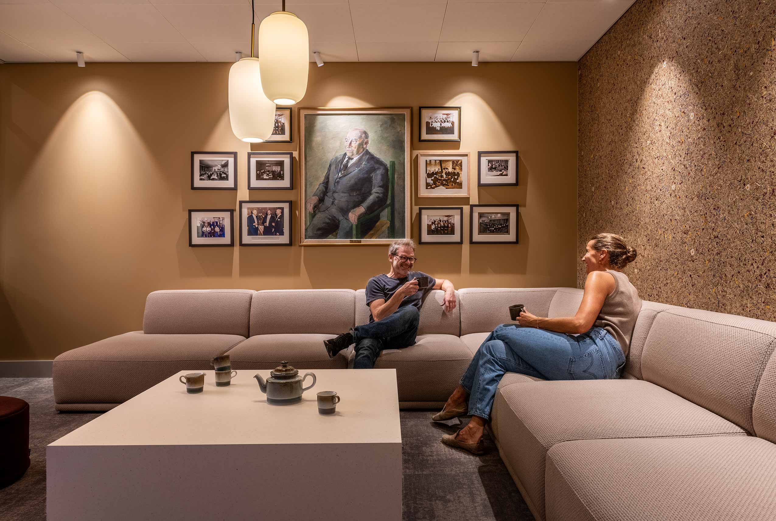 Soft seating area at Nortura office