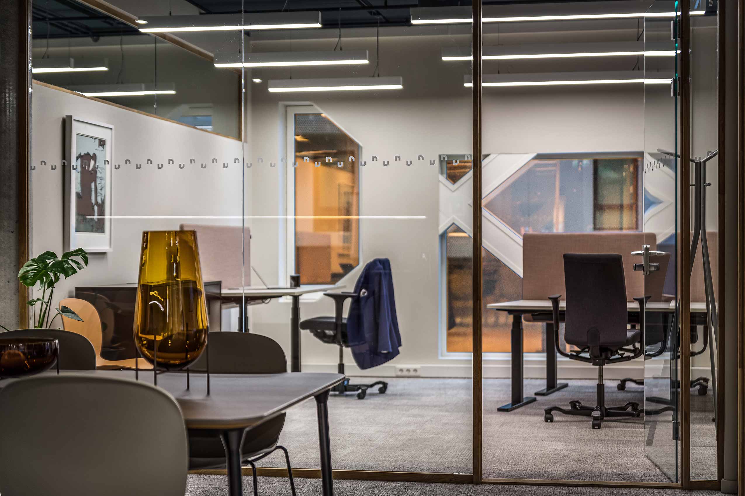 HÅG Creed chairs in project room at Nostet Bergen Office | Photographer: Anders Garmel