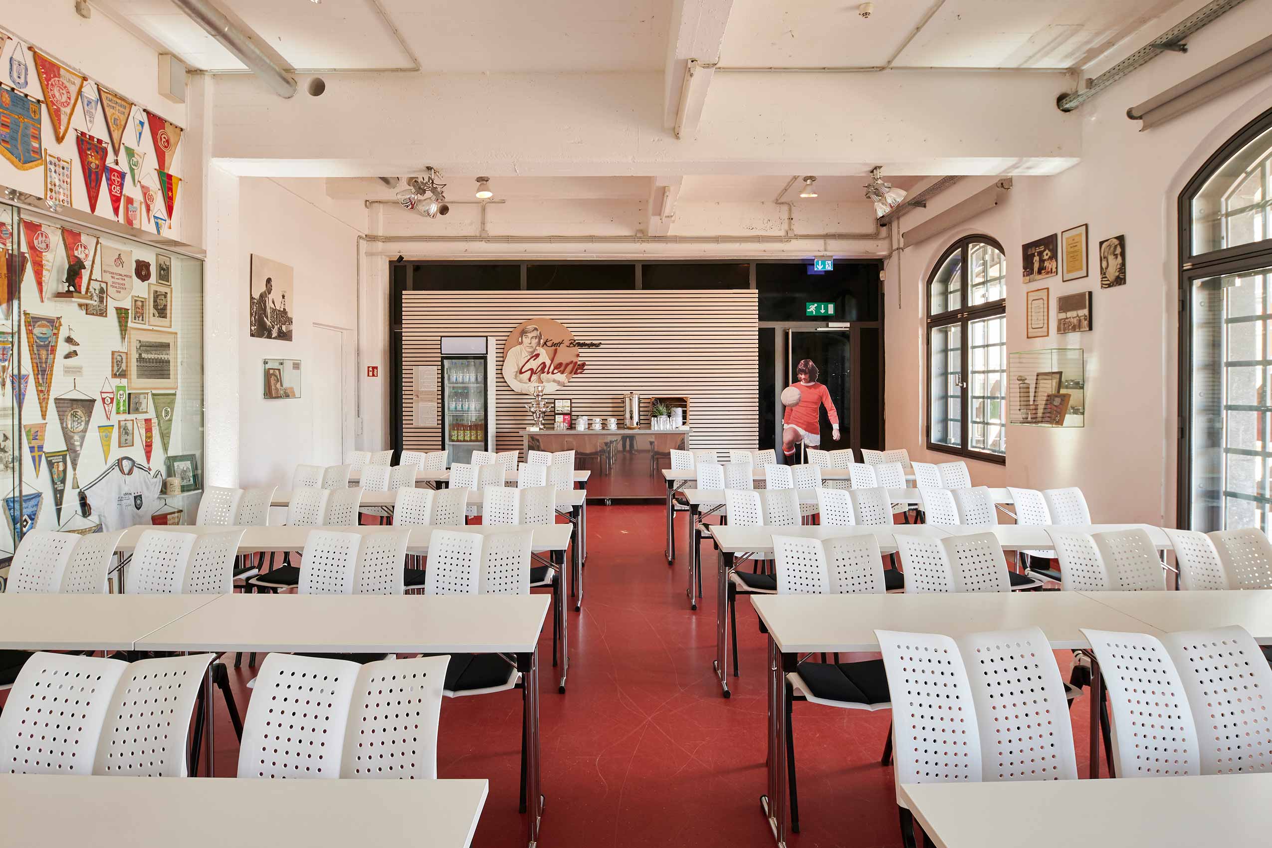 HÅG Conventio Wing chairs in event space at the Olympic Museum, Cologne | Photo : Dieter Jacobi