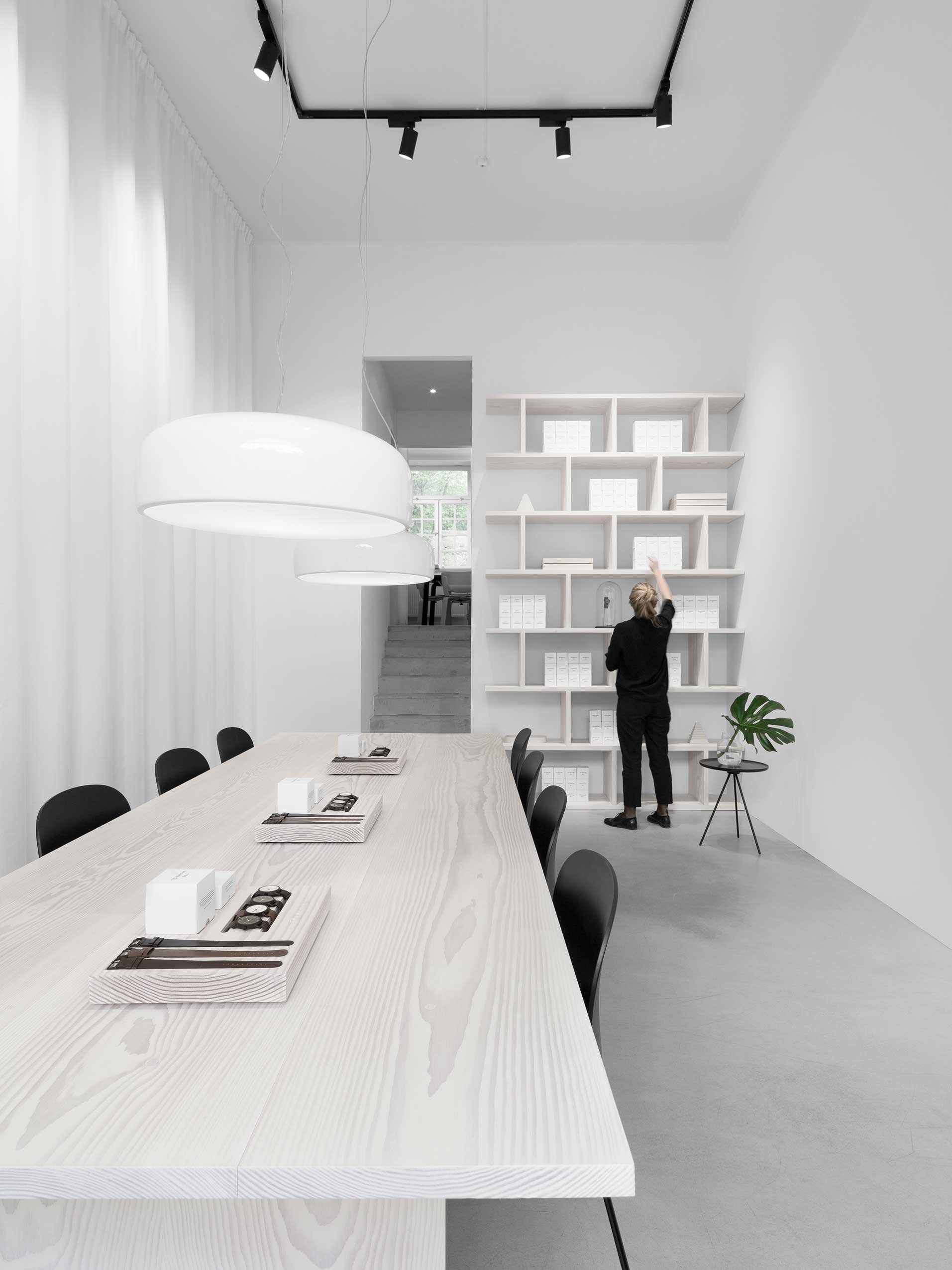 Profim Noor chairs in showroom of Tid Watches | Photo : Jonas Lindstrom