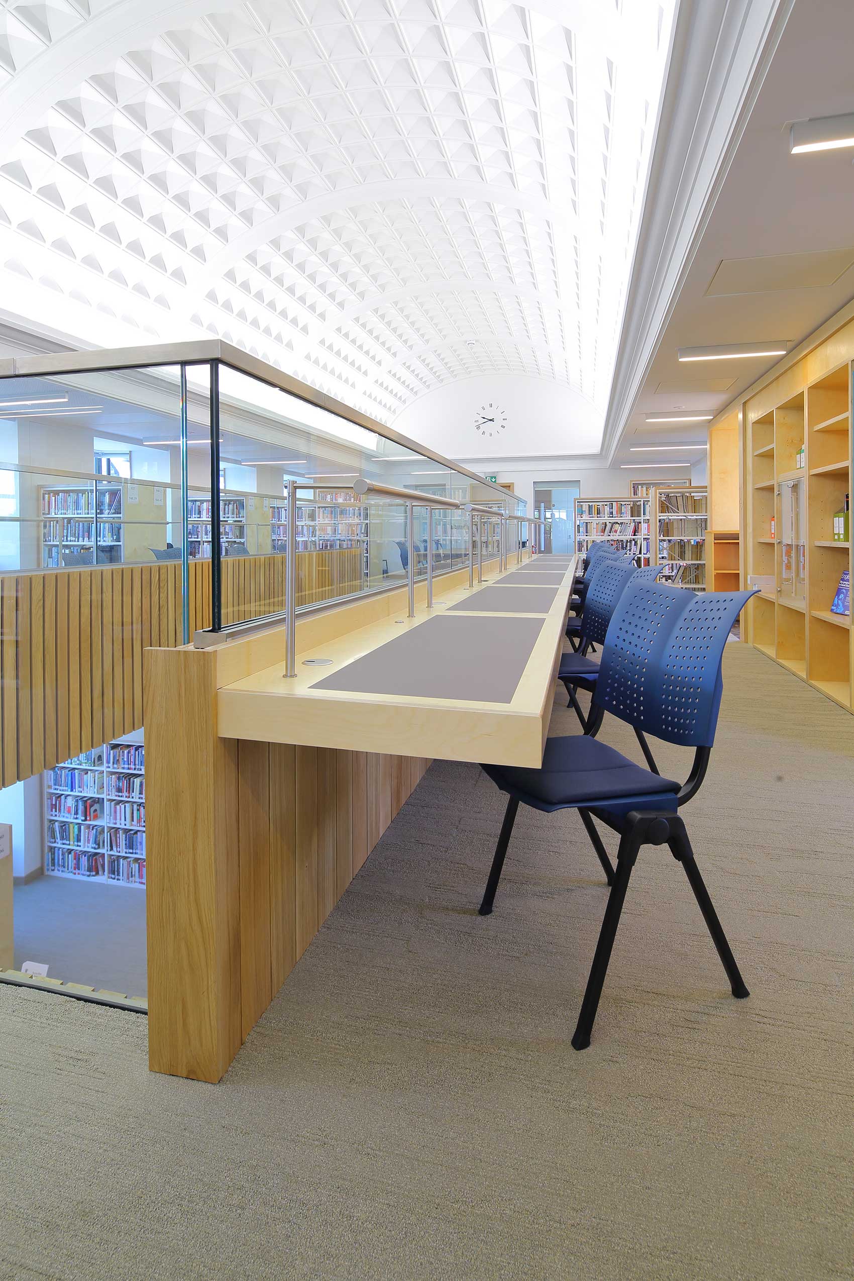 HÅG Conventio Wing chairs in library space at Tonbridge School