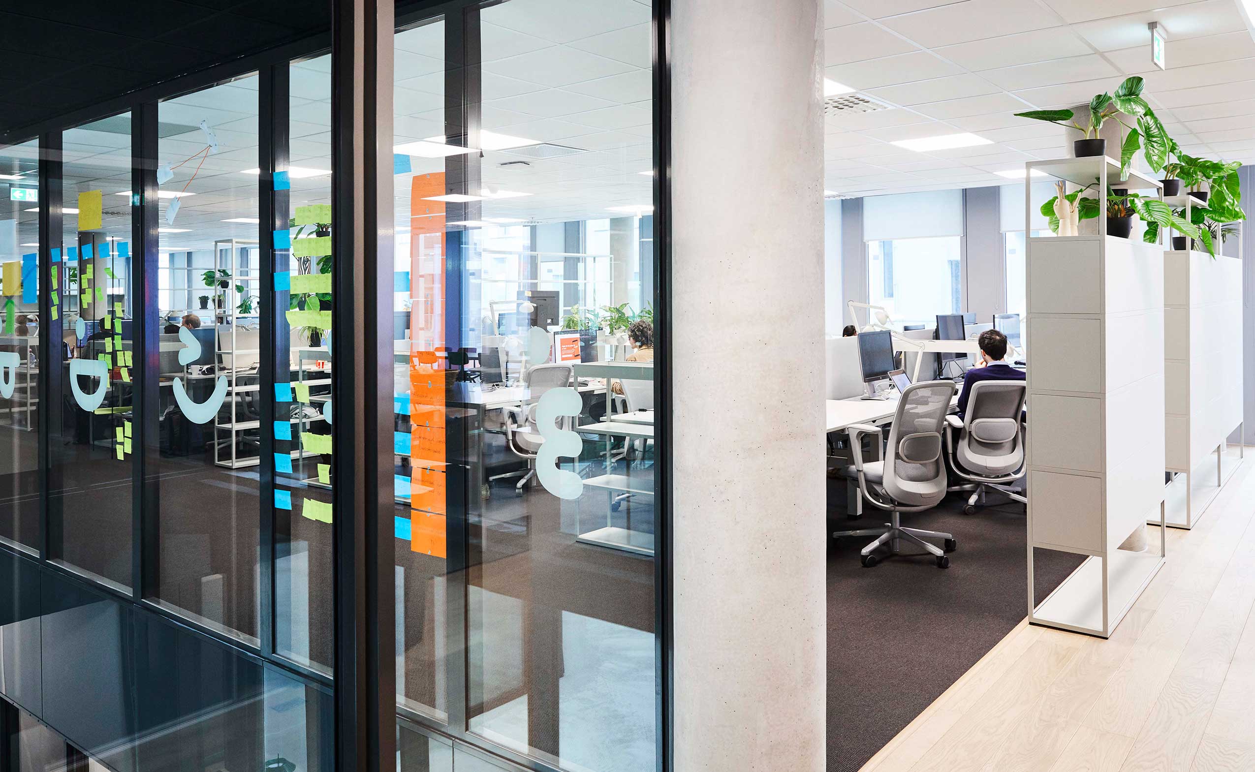 HÅG Sofi chairs in office space at vipps, oslo | Photo : Lars Petter Pettersen