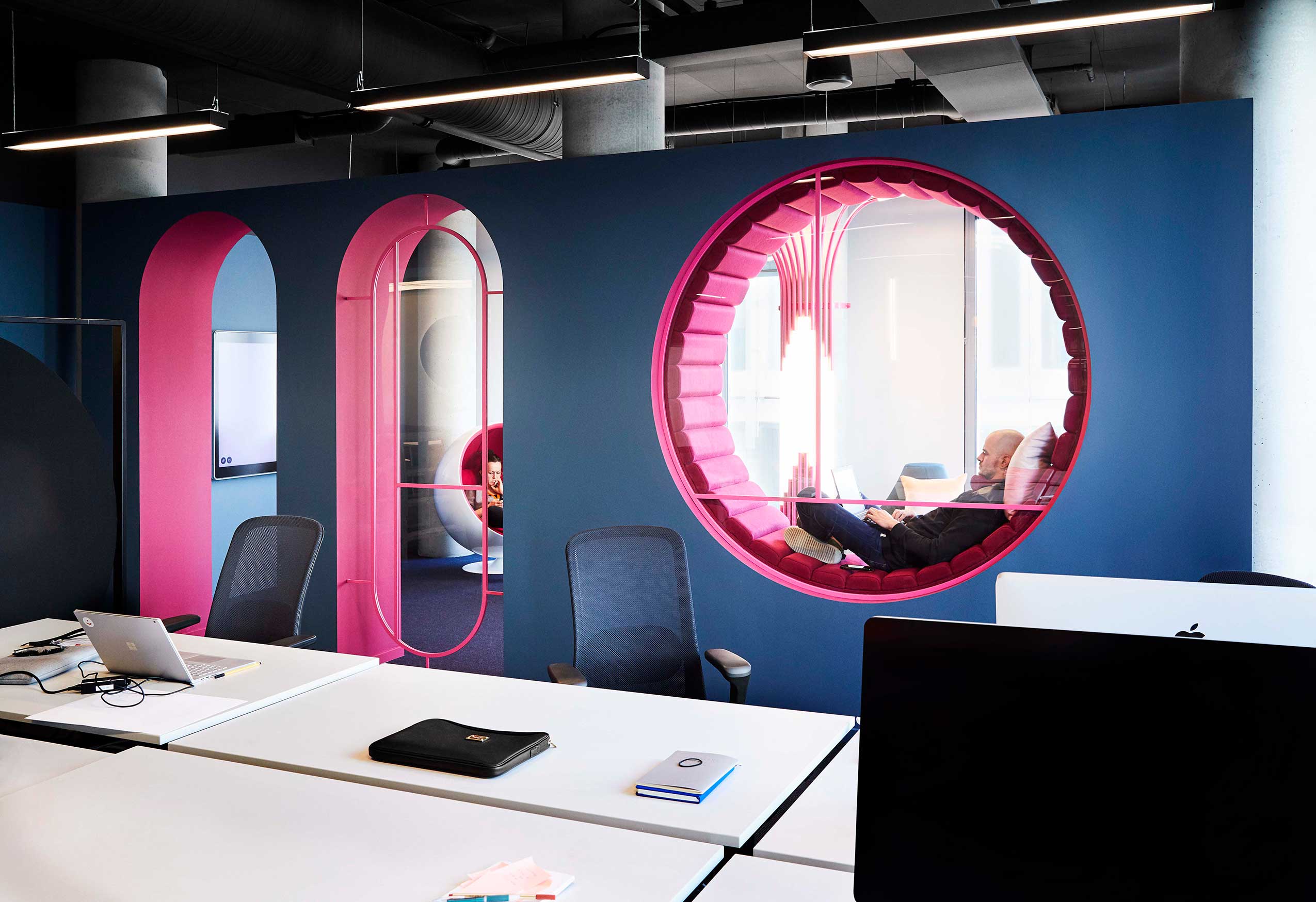 HÅG SoFi chairs in office space at Vipps, oslo | Photo : Lars Petter Pettersen